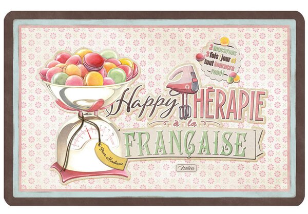 Prestieranie "Happy thérapie Macarons" 43.5x28.5 cm, pvc