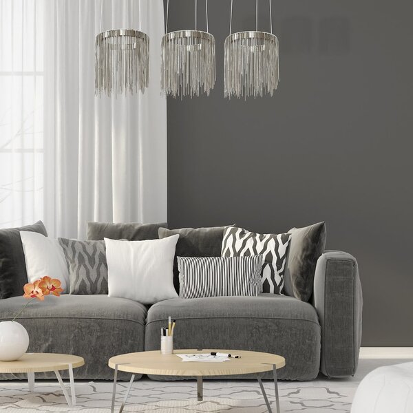 Závesné LED svietidlo Cascata, 1x LED 54w, 3000k, ch