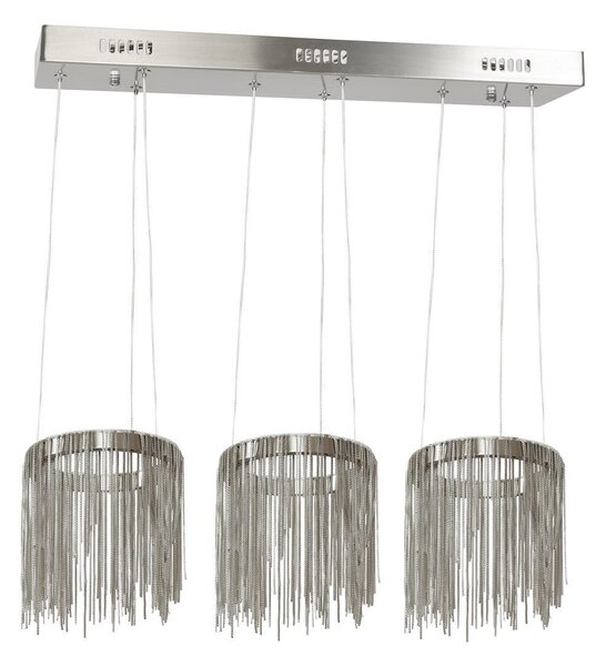 Závesné LED svietidlo Cascata, 1x LED 54w, 3000k, ch