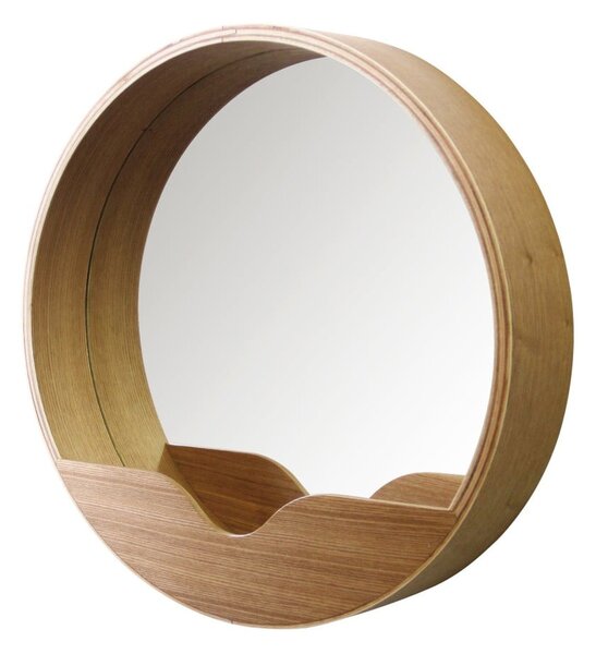 Nástenné zrkadlo s odkladacím priestorom Zuiver Round Wall, ⌀ 40 cm
