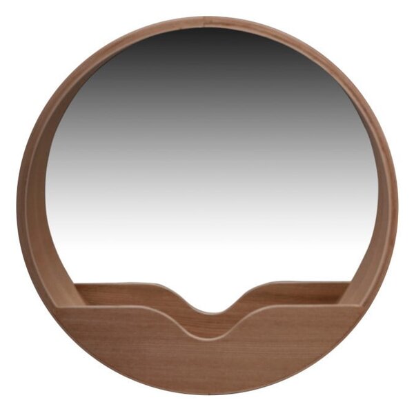 Nástenné zrkadlo s odkladacím priestorom Zuiver Round Wall, ⌀ 40 cm