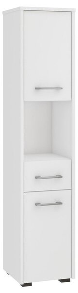Kúpeľňová skrinka Fin 2D 1SZ 1W biela