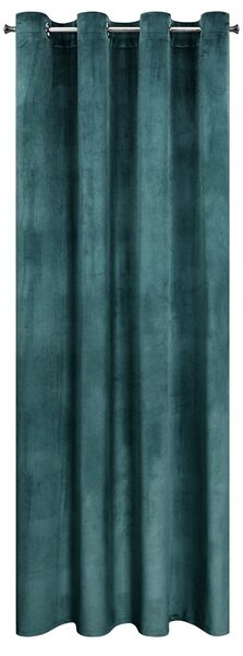 ZATEMŇOVACÍ ZÁVES NA KRÚŽKOCH MELANIE 140X250 CM TMAVOMODRÁ