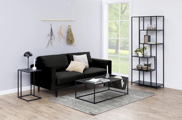 KONFERENČNÝ STOLÍK, čierna, kompozitné drevo, 110/60/40 cm - Stolíky do obývačky, Online Only