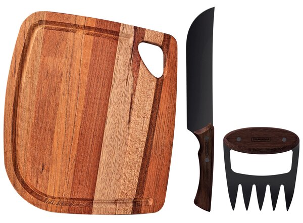 Set na grilovanie Tramontina Churrasco Black FSC - 3ks