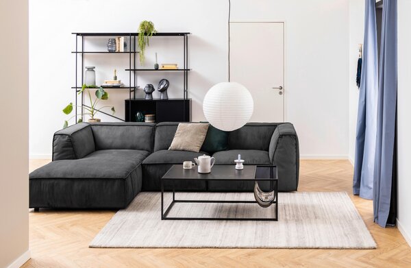 KONFERENČNÝ STOLÍK, čierna, kompozitné drevo, 110/60/40 cm - Stolíky do obývačky, Online Only