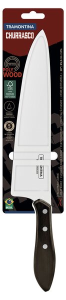 Nôž na mäso Tramontina Churrasco Polywood 25cm - hnedý