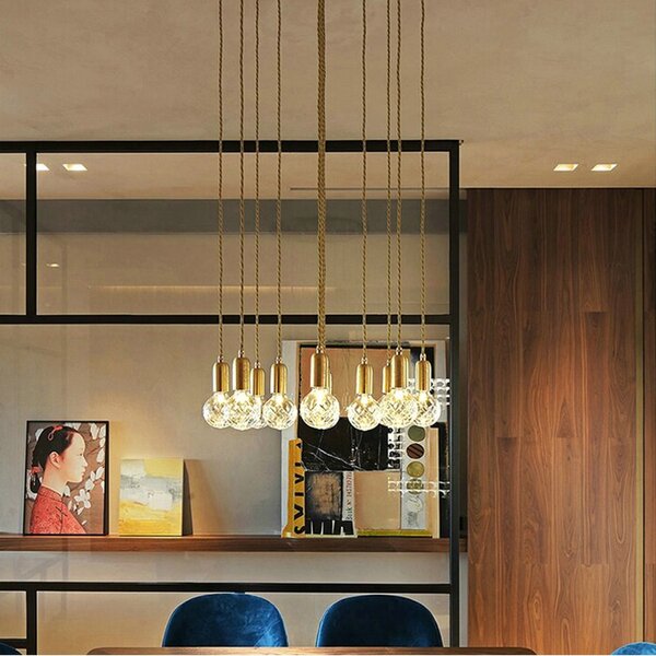TooLight Stropné svietidlo Misha retro gold