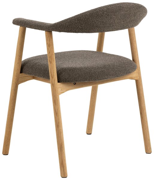 STOLIČKA S PODRÚČKAMI, buklé, taupe P & B - Stoličky, Online Only