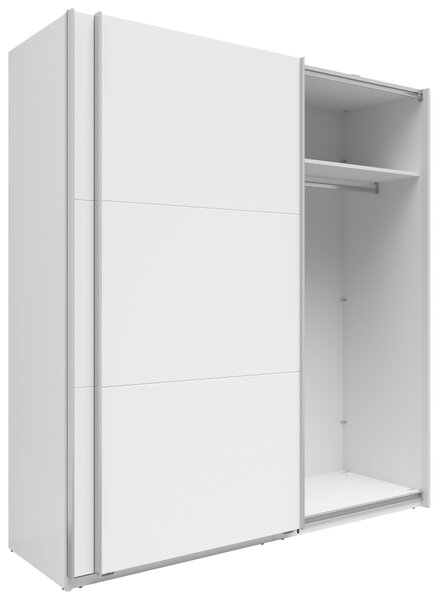 ŠAT. SKRIŇA S POSUV. DVERAMI, biela, 200/216/64 cm Boxxx - Skrine, Online Only