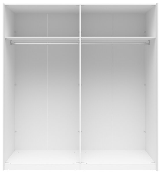 ŠAT. SKRIŇA S POSUV. DVERAMI, biela, 200/216/64 cm Boxxx - Skrine, Online Only