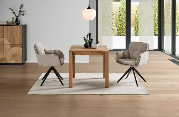 JEDÁLENSKÝ STÔL, jadrový buk, jadrový buk, 80/80/75 cm P & B - Stoly, Online Only