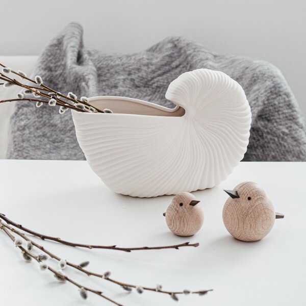 Drevený vtáčik Baby Sparrow Natural Oak