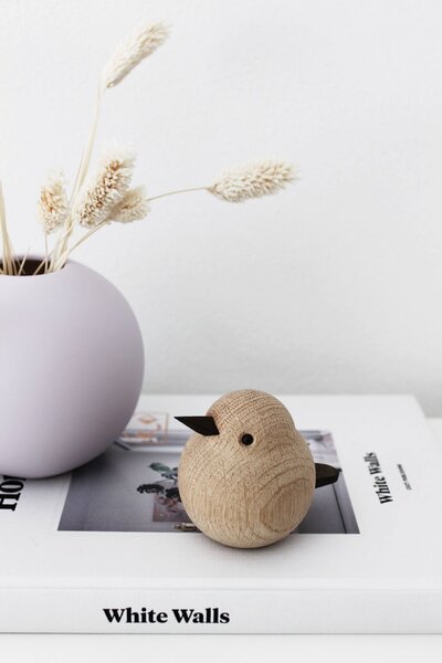 Drevený vtáčik Baby Sparrow Natural Oak