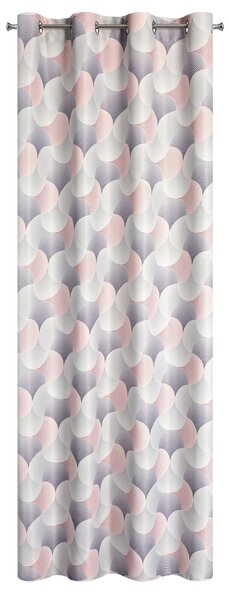 ZATEMŇOVACÍ ZÁVES NA KRÚŽKOCH ASETA 140X250 CM VZOROVANÁ