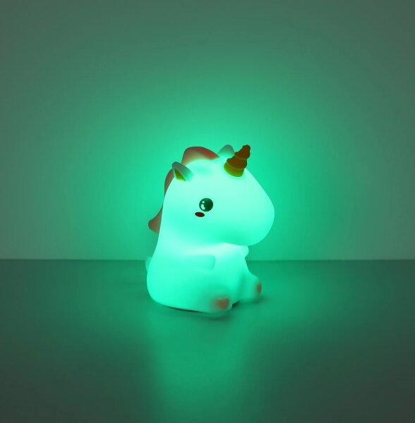 Globo 2873-LED RGBW stmievateľné nabíjateľné detské nočné svetlo UNICORN LED/1,5W/5V 1200 mAh jednorožec