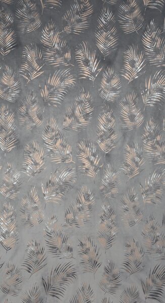 ZATEMŇOVACÍ ZÁVES NA KRÚŽKOCH GLORIA2 140X250 CM LISTY