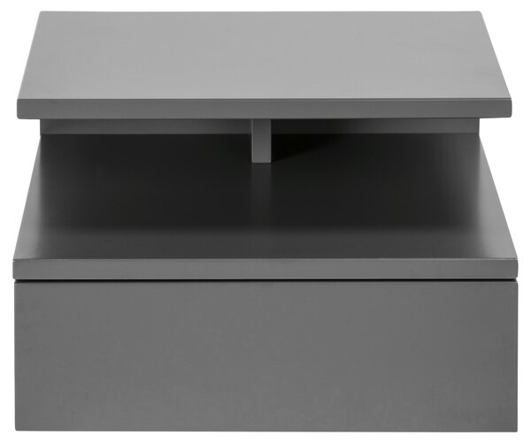 NOČNÝ STOLÍK, sivá, 35/22,5/32 cm - Online Only spálne, Online Only