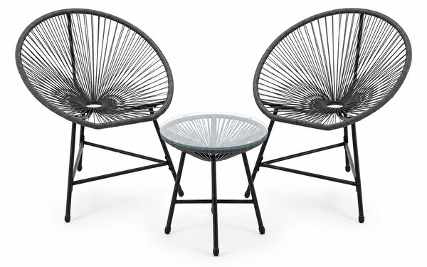 Aga Záhradná súprava Sivá
