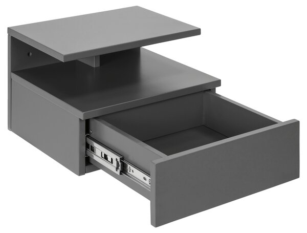 NOČNÝ STOLÍK, sivá, 35/22,5/32 cm - Online Only spálne, Online Only