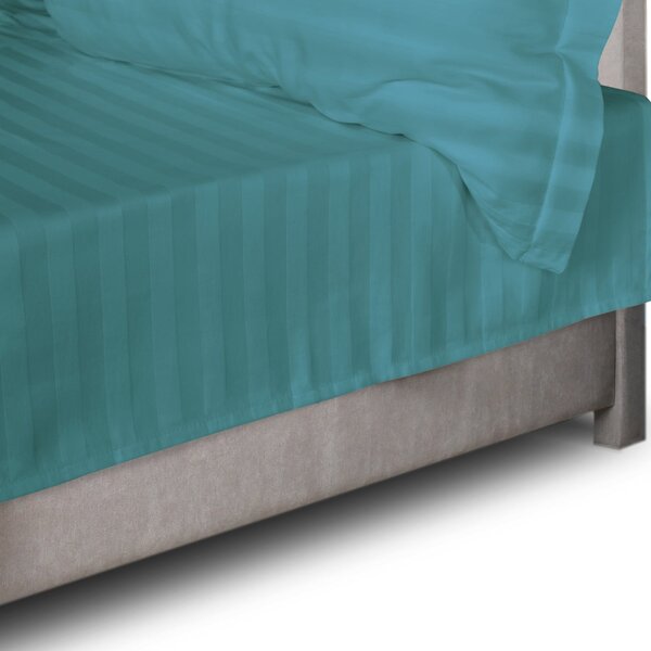 BAMBUSOVÉ PRESTIERADLO STRIPE 160X240 CM TYRKYSOVÉ