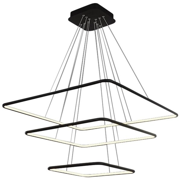 Závesné LED svietidlo Nix, 3x LED 117w, 3000k, b