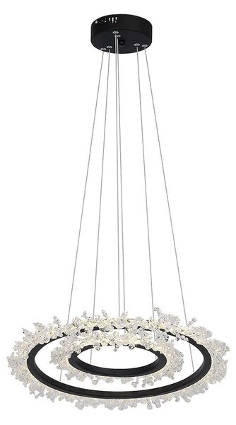 Závesné LED svietidlo Frozen, 2x LED 60w, 4000k, b