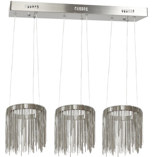 Závesné LED svietidlo Cascata, 1x LED 54w, 3000k, ch