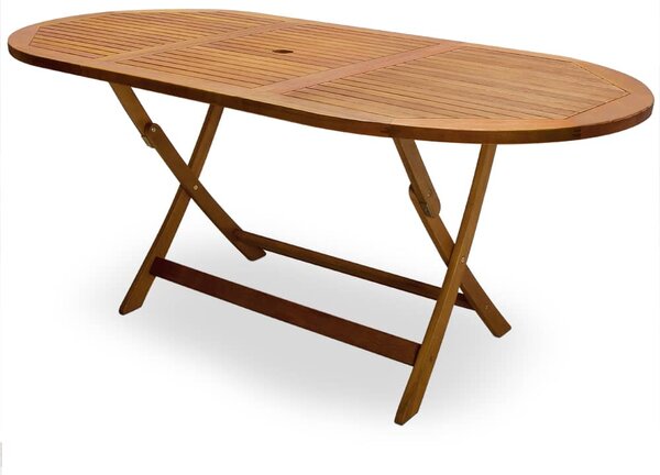 BOSTON Záhradný stôl, agátové drevo 160x85x74cm, Casaria