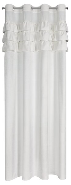 ZATEMŇOVACÍ ZÁVES NA KRÚŽKOCH SAMI 140X250 CM BIELA