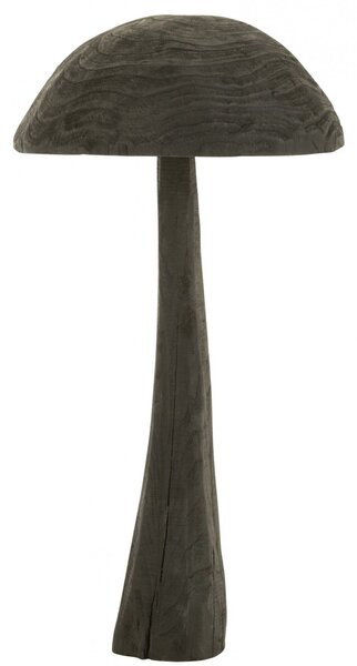 Veľká drevená huba Mushroom Wood Granitti - 43 * 43 * 81 cm - J-Line by Jolipa