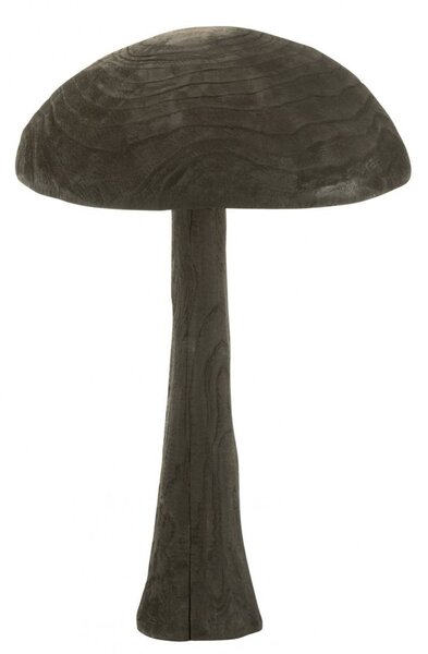 Veľká drevená huba Mushroom Wood Granitti L - 38 * 38 * 60 cm - J-Line by Jolipa