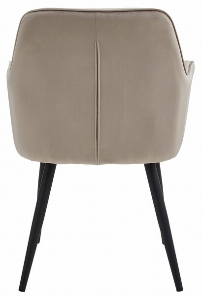 Jedálenské kreslo JORK VELVET, béžové