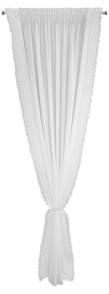 ZÁCLONA NA PÁSKE LUISA 140X270 CM BIELA