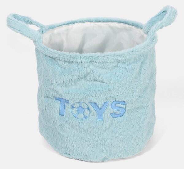 Sinsay - Úložný kôš s nápisom TOYS - svetlomodrá