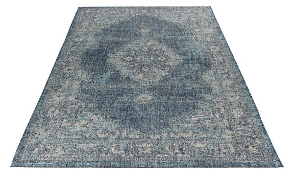 Obsession , Kusový koberec Nordic 875 navy – na von aj na doma, 120x170, modrá, chodba / predsieň