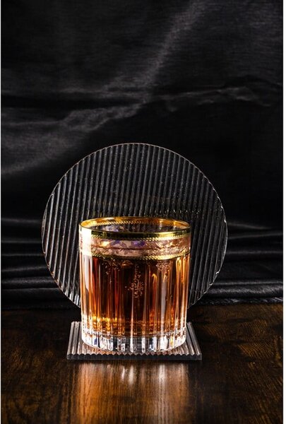 BOHEMIA PRESTIGE DORATO POHÁR NA WHISKY 360ML SADA 6 KS
