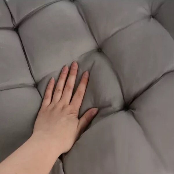 Polstr / podsedák na zahradní lehátko - šedý