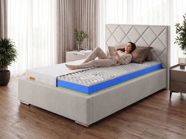 Wilsondo Penový matrac Favorit Plus 90x200 - poťah Aloe Vera WHITE