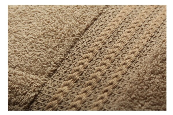 Súprava 4 hnedých bavlnených uterákov Foutastic Home, 50 × 90 cm