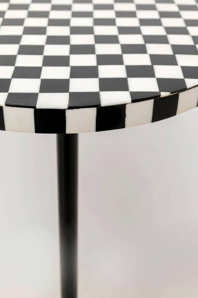 PRÍRUČNÝ STOLÍK, čierna, biela Kare-Design - Stolíky do obývačky, Online Only