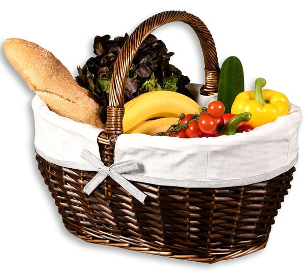 Košík na ovocie Basket Dark, 45x34x37 cm
