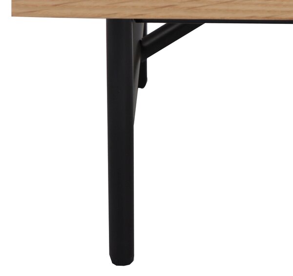 NOČNÝ STOLÍK, dub, čierna, farba duba, 45/50/40 cm Boxxx - Online Only spálne, Online Only