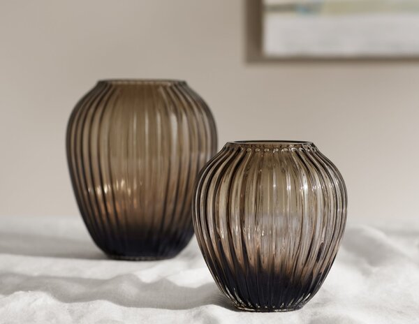 Sklenená váza Hammershøi Walnut 18,5 cm