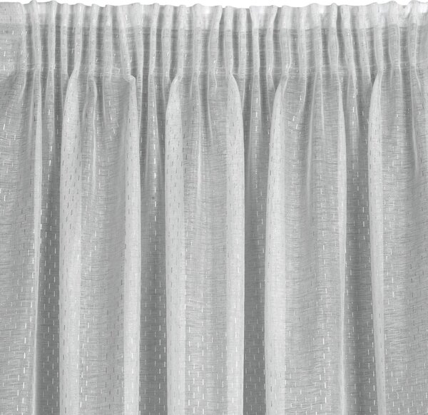 ZÁCLONA NA PÁSKE LOARA 140X270 CM BIELA