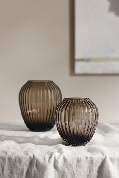 Sklenená váza Hammershøi Walnut 18,5 cm
