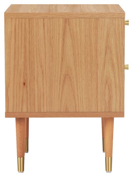NOČNÝ STOLÍK, dub, biela, farba duba, 45/55/40 cm Boxxx - Online Only spálne, Online Only