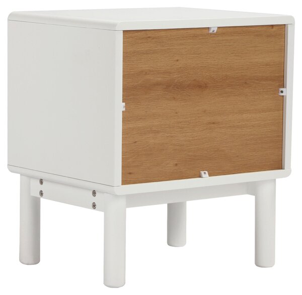NOČNÝ STOLÍK, dub, biela, farba duba, 48/55/40 cm Boxxx - Online Only spálne, Online Only