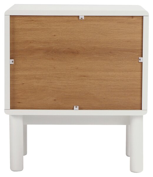 NOČNÝ STOLÍK, dub, biela, farba duba, 48/55/40 cm Boxxx - Online Only spálne, Online Only