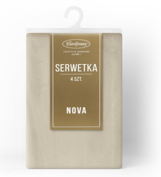 SADA 4 KS PRESTIERANIE NA STÔL MELINDA 40X30 CM BÉŽOVÁ
